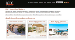 Desktop Screenshot of immobilien-portal-mallorca.de
