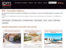 Tablet Screenshot of immobilien-portal-mallorca.de